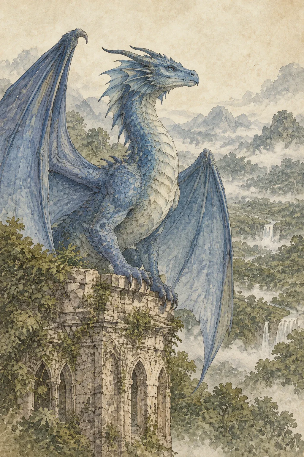 Illustration non officielle de Tintaglia
